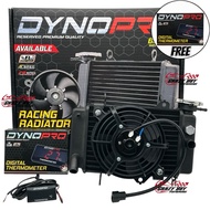 DYNOPRO RACING RADIATOR 600ML SIAP KIPAS BESAR Y15ZR LC135 V1-V8 Y16ZR !!️FREE TEMP METER!!️RADIATOR