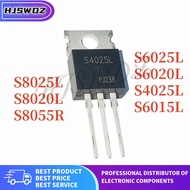 10pcs NEW S8025L TO220 S8025 25A 600V SCR S8020L S8020 S8055R S8055 S6015L S6015 S6020L S6020 S6025L