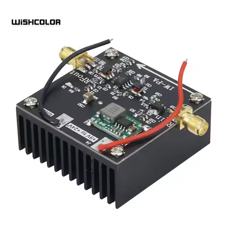 Wishcolor New 1W-PA RF Power Amplifier 10M-2000MHz 1W HF FM VHF UHF Amplifier FM Transmit Broadband 