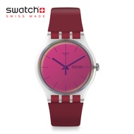 Swatch New Gent POLARED SUOK717 Red Silicon Strap Swatch