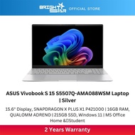 ASUS Vivobook S15 S5507Q-AMA088WSM Laptop - 15.6" OLED/X1 P421000/16GB/512GB SSD/QUALOMM ADRENO/Win1