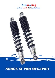 SHOCK BELAKANG BREAKER SUPRA BLADE KHARISMA DLL CUSTOME BEBAN BERAT 150-250 KG PANJANG 340 MERAH 32