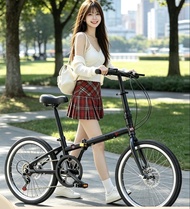 摺疊單車 20吋車轆 摺車 Heini Black foldable  Folding Bicycle