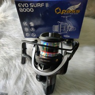 Evo Surf II 8000 Opass Fishing Reel / Hasamu Surf Pro 9000