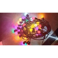 Decorative light set with ''T'' letter base, 10m cord (20 3W bulbs), waterproof, white, yellow, Edis