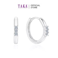 TAKA Jewellery Cresta Diamond Earrings 9K Gold