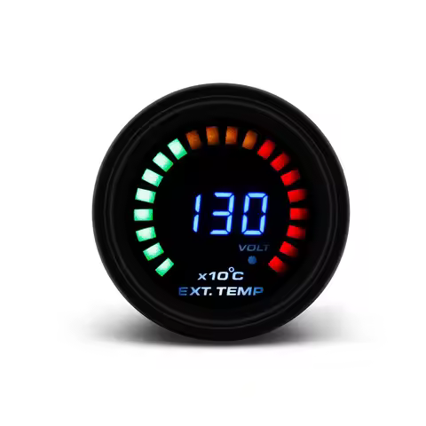 2" 52MM Digital 20 LED EGT Exhaust Gas temp Gauge Auto Car Styling EGT Temperature Gauge car meter