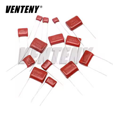 10PCS 63V 100V 250V 400V 450V 630V 2000V CBB Polypropylene film capacitor 101 103 104 105 125J 221 2