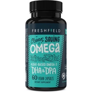 Ocean Saving Omega, Algae Omega 3, DHA Supplement, 2-Month Supply, Sustainably Sourced, Highest Leve