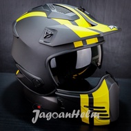 Jpx Helmet MX726R MX04 | Black DOFF YELLOW | Crossover | Mx726 R | Mx 726R | Mx 04 | 726 R