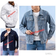 🇲🇾Men’s jeans jacket sesuai lelaki meaterial denim /Big size Men’s Denim Jeket🤝🔥⭐️⭐️⭐️⭐️⭐️
