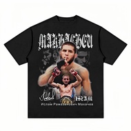 Islam Makhachev 2026 Graphic T-Shirt for Men Cotton Streetwear Dynamic Roomy Fit Bold Statement Casu