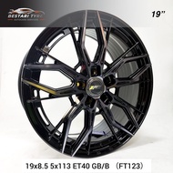 (FT-123) NEW SPORT RIMS 305 FORGED WHEELS ORIGINAL 19 INCH 19X8.5 5X113 ET40 GB/B READY STOCK SPORT RIM