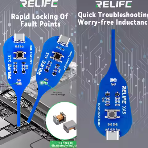RELIFE XA5 Motherboard Coil Tester Inductor Detector Tool for Phones PC Repair Electromagnetic Induc