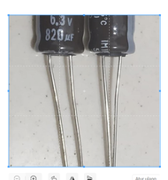 Elco 820uf 6.3v (10pcs)