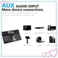 [meteorbdMY] Audio Mixer with Effects 4 Channel Mono Input More Devices Connections 8 Channel Mixer 
