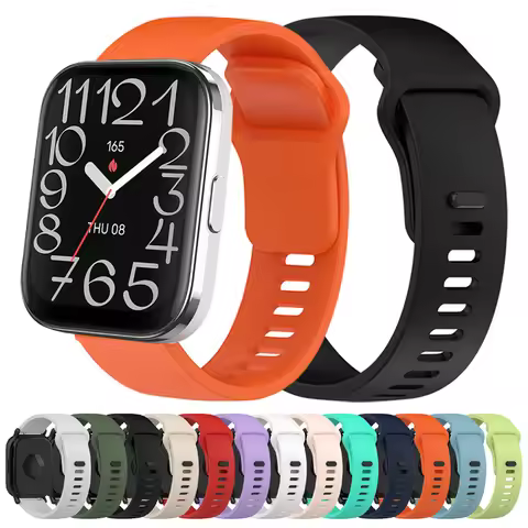 20mm 22mm Silicone Strap For AMAZFIT BIP 5 UNITY Bip6 GTS 4 mini GTR 4 3 Pro 47mm Sports Bracelet Fo
