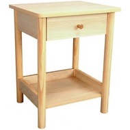 Fenteer Bedside Storage Cabinet Nightstand Table Drawer Side Organizer with Wooden Top Surface and S