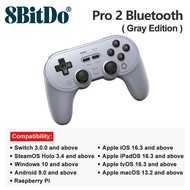 8Bitdo Pro 2 Hall-effect joystick Bluetooth Controller for Switch PCAndroid Steam & Raspberry Pi