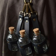 HAN Wizard Cork Potion Bottle Halloween Wizard Potion Bottles Witch Potion Glass Holder with Cork St