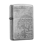 【ZIPPO官方旗艦店】 美洲豹(仿古銀)防風打火機 ZA-1-37B