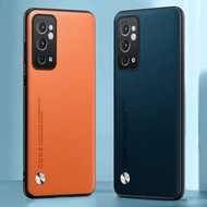 Luxury PU Leather Case For OnePlus 9RT 5G Back Cover Matte Silicone Shockproof Full Protection Phone