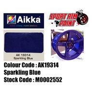 AIKKA PAINT/ AK19314* / SPARKLING BLUE / CAR & MOTOR SPORT RIM TOUCH UP PAINT/ AEROSOL SPRAY TIN / W