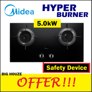 [5.0KW] Midea Gas Hob MGH-76Q60A Burner 5kw Tempered Glass / Built-in Gas Stove Gas Hob / MGH-76Q60B MGH-76Q60A / Gas Stove / Gas Hob / Hob /