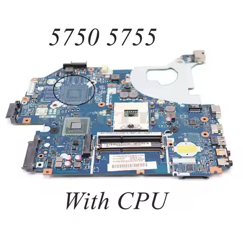 P5WE0 LA-6901P For Acer aspire 5750 5755 NV57 5755G 5750G Laptop Motherboard HM65 UMA HD DDR3 With C