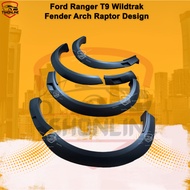 Ford Ranger T9 XLT Fender Arch Fender Flares (Black) T9 Wildtrak Fender Arch T9 Fender Flares