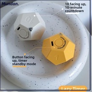 MUNDAN USB Rechargeable Timer, 2 Volume Adjustable 1/3/5/10/15/20/25/30/45/60/90min Automatic Rotati