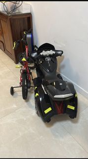 兩架小朋友電單車 單車