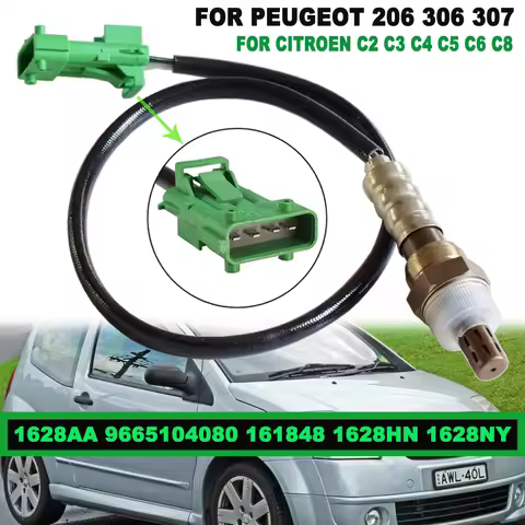 O2 Lambda Probe Oxygen Sensor 1628AA 9665104080 161848 1628HN 1628NY Fit For Peugeot 206 306 307 For
