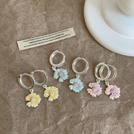 Colorful Daisy Earrings Female ins Fashion Earrings