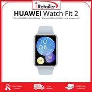 HUAWEI Watch Fit 2 | 1.74-inch HUAWEI FullView Display | Bluetooth Calling | Healthy Living Management - 100% Original Malaysia