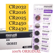 Battery CR2032,CR2016,CR2025,CR2450,CR2430, Maxell-Micro Lithium