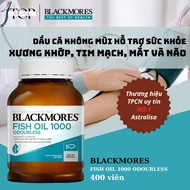 Australia Blackmores Fish Oil 1000 Outdoorless Odorless Fish Oil (New Packaging 2021)