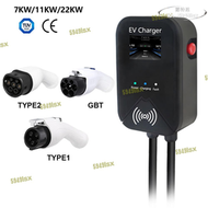 【限時免運】交流7KW 11KW 22KW歐標充電樁新能源汽車充電器壁掛式家用充電樁