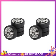 【HOT SALE】 8Pcs 33mm RC Drift Tire Wheel Hard Tyre for LDRC AE86 A86 A86P LD1801 1/18 RC Car Upgrade