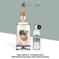 Botanical bliss with a floral twist (Sober Spirits mixed with Franklin & Sons)
