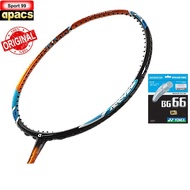 Apacs Asgardia Control【 Install with String】Yonex BG66 Badminton Racket -Orange Blk Glo(1pcs)