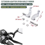 Mirror Relocation Extension Adapter Kit Dyna Softail 06-14 2906C210-E Best
