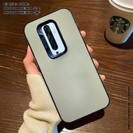 IMD HYBRID BLACK CASE FOR OPPO RENO 2F RENO 2Z / RENO 3 SILICONE HARDCASE SOCOOL PLATE HOLOGRAM ANTI