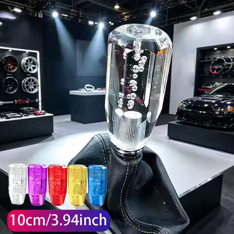 10CM Car Gear Shift Knob Manual Transmission Shifter Lever Crystal Bubble Decorative Stick Automotiv