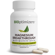 BIOptimizers Magnesium Breakthrough Complex Supplement with 7 Forms of Mg: Glycinate, Malate, Citrat