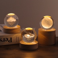 Cosmic luminous crystal balls, night lights, high-quality ornaments, creative luminous crystal balls