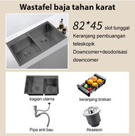 Shower Mandi Set 4 Fungsi / Hitam Kepala Shower / Shower Kamar Mandi Panas Dingin Shower Faucet