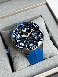 Citizen Blue Orca Watch Eco-Drive BN0238-02L Diver Blue Dial Blue Rubber Strap