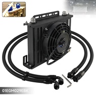 7'' Electric Fan Kit + 28 Row Oil Cooler Kit For BMW E36 E46 M3 E90 E92 E93 135i 335i xDrive 09-17 T