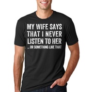 Funny T-Shirt Gift For Husband Wife T-Shirt Fathers Day Gift Funny Dad T Shirt